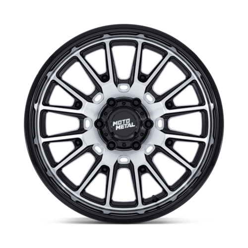 Moto Metal MO814 TEKTON 20x9 Gloss Black Machined Wheel with 6x139.7 Bolt Pattern and +20 Offset