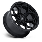Moto Metal MO815 DUX 17x8.5 Inch Gloss Black Alloy Wheel with 5x114.3/5x127 Bolt Pattern and +12 Offset