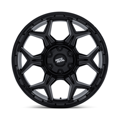 Moto Metal MO815 DUX 20x10 Gloss Black Wheel with -18 Offset for 5x114.3/5x127 Bolt Patterns