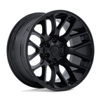 Moto Metal MO816 Overlook 20x9 Blackout Wheel with 8x180 Bolt Pattern and +1 Offset