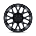 Moto Metal MO816 Overlook 20x9 Blackout Wheel with 8x165.1 Bolt Pattern and +1 Offset
