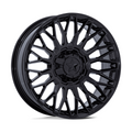 MSA Offroad Wheels M50 CLUBBER UTV 24x7 Gloss Black Wheel with 4x137/156 Bolt Pattern and 110.10mm Center Bore