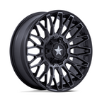 MSA Offroad Wheels M50 CLUBBER UTV 24x7 Matte Black Double Dark Tint Wheel