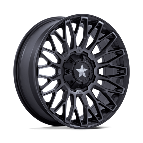 MSA Offroad Wheels M50 CLUBBER UTV 24x7 Matte Black Double Dark Tint Wheel