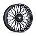 MSA Offroad Wheels M50 Clubber UTV 20x7 Gloss Black Machined Wheel with 4x137/156 Bolt Pattern