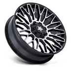 MSA Offroad Wheels M50 CLUBBER UTV 24x7 Gloss Black Machined Wheel
