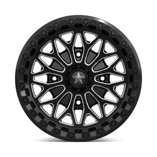 MSA Offroad Wheels MA53 BOLO UTV Beadlock 15x7 Gloss Black Milled