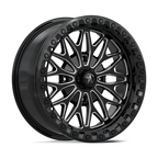 MSA Offroad Wheels MA53 BOLO UTV Beadlock 18x7 Inch Gloss Black Milled