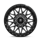 MSA Offroad Wheels MA53 BOLO UTV Beadlock 18x7 Inch Gloss Black Milled