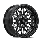MSA Offroad Wheels MA53 BOLO UTV Beadlock 18x7 Gloss Black Milled