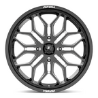 MSA Offroad Wheels M47 Sniper UTV 20x7 Gloss Black Milled with 4x110 Bolt Pattern and +10 Offset
