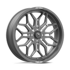 MSA Offroad Wheels M47 Sniper UTV 24x7 Gunmetal Milled with 4x156 Bolt Pattern and +10 Offset