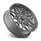 MSA Offroad Wheels M47 Sniper UTV 20x7 Gunmetal Milled Wheel with 4x156 Bolt Pattern and +10 Offset