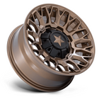 MSA Offroad Wheels M50 Clubber UTV 15x7 Matte Bronze Wheel with 4x137/156 Bolt Pattern and +10 Offset