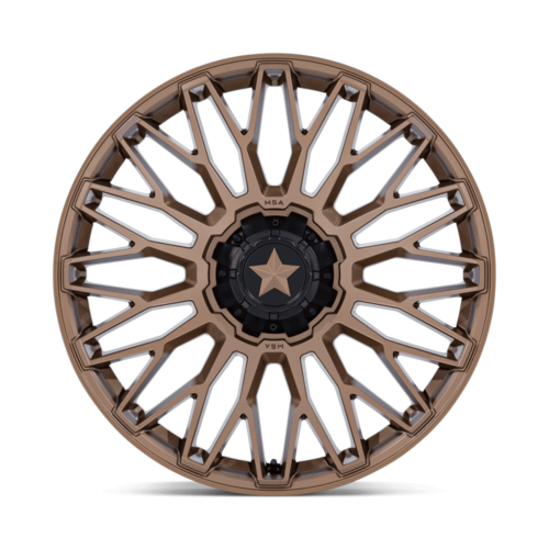 MSA Offroad Wheels M50 Clubber UTV 22x7 Matte Bronze Wheel with 4x137/156 Bolt Pattern and 110.10mm Center Bore