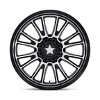 MSA Offroad Wheels M51 Thunderlips UTV 15x7 Gloss Black Machined with 4x137/156 Bolt Pattern