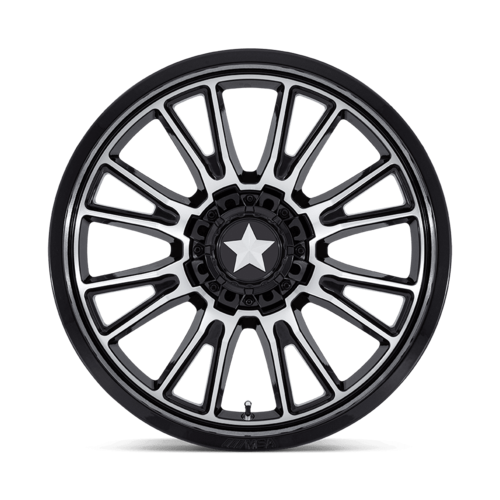 MSA Offroad Wheels M51 Thunderlips UTV 24x7 Gloss Black Machined Wheel