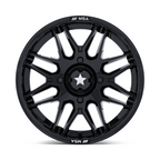 MSA Offroad Wheels M52 Radar UTV 16x7 Gloss Black with 4x110 Bolt Pattern and +10 Offset