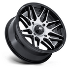 MSA Offroad Wheels M52 Radar UTV 16x7 Gloss Black Machined