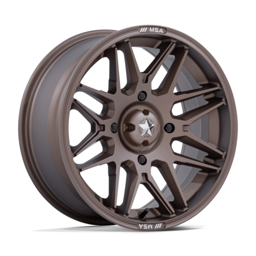 MSA Offroad Wheels M52 Radar UTV 16x7 Matte Bronze Wheel with 4x156 Bolt Pattern and +10 Offset