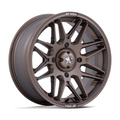 MSA Offroad Wheels M52 Radar UTV 15x7 Matte Bronze Wheel with 4x156 Bolt Pattern and +10 Offset