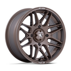 MSA Offroad Wheels M52 Radar UTV 16x7 Inch Alloy Wheel with 4x110mm Bolt Pattern and +10mm Offset in Bronze