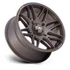 MSA Offroad Wheels M52 Radar UTV 14x7 Matte Bronze Wheel with 4x110 Bolt Pattern and -47 Offset