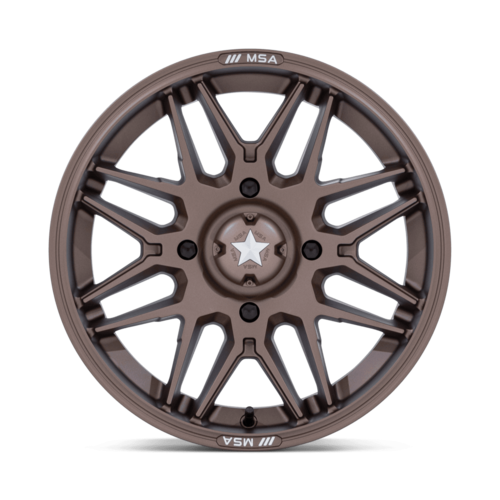 MSA Offroad Wheels M52 Radar UTV 16x7 Matte Bronze Wheel with 4x156 Bolt Pattern and +10 Offset