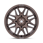 MSA Offroad Wheels M52 Radar UTV 16x7 Matte Bronze Wheel with 4x137 Bolt Pattern and +10 Offset