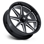 MSA Offroad Wheels M54 Spark UTV 18x7 Gloss Black Milled Wheel