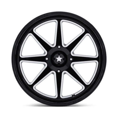 MSA Offroad Wheels Spark UTV 14x7 -47mm Offset 4x110 Bolt Pattern in Gunmetal Black Mill Finish