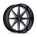 MSA Offroad Wheels M54 Spark UTV 24x10 Gloss Black Milled with 5x114.3 Bolt Pattern