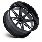 MSA Offroad Wheels M54 Spark UTV 24x10 Gloss Black Milled with 5x114.3 Bolt Pattern