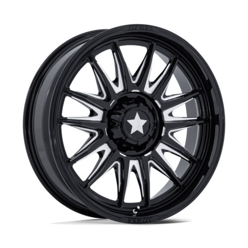 MSA Offroad Wheels M55 Commander UTV 22x7 Gloss Black Milled Wheel
