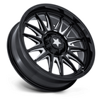 MSA Offroad Wheels M55 Commander UTV 20x7 Gloss Black Milled Wheel