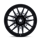 MSA Offroad Wheels Commander UTV 20x7 Gloss Black Milled Wheel with 5x114.3 Bolt Pattern