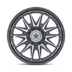 MSA Offroad Wheels M55 Commander UTV 18x7 Silver Platinum with Machined Face