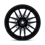 MSA Offroad Wheels M55 Commander UTV 24x10 Gloss Black Milled - 4x137/156 Bolt Pattern, -25 Offset