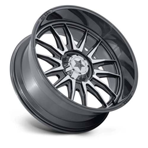 MSA Offroad Wheels Commander UTV 24x10 Platinum with Machined Face - 4x137/156 Bolt Pattern, -25 Offset
