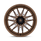 MSA Offroad Wheels M55 Commander UTV 24x10 Inch Gloss Bronze Milled Wheel
