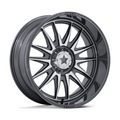 MSA Offroad Wheels M55 Commander UTV 24x10 -25mm Platinum with Machined Face