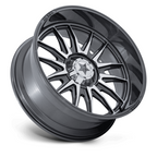 MSA Offroad Wheels M55 Commander UTV 24x10 -25mm Platinum with Machined Face