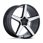 Niche 1PC Modena 20x10.5 Inch Gloss Black Machined Wheel with 5x112 Bolt Pattern and +30 Offset
