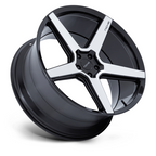 Niche 1PC NC283 MODENA 20x9 Gloss Black Machined Wheel with 5x120 Bolt Pattern and +27 Offset