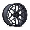 Niche 1PC NC284 ADRIA 24x10 Matte Black Alloy Wheel with 6x135 Bolt Pattern and +30 Offset