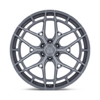 Niche 1PC NC284 ADRIA 22x10 Inch Silver Platinum Brushed Face Wheel with 6x139.7 Bolt Pattern and 20mm Offset