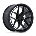 Niche 1PC NC286 Riviera 22x10.5 Inch Gloss Black Alloy Wheel with 5x112 Bolt Pattern and 38mm Offset