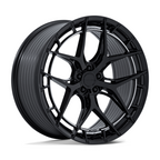 Niche 1PC Riviera 22x10.5 Gloss Black Wheel - 5x120 Bolt Pattern, +38 Offset