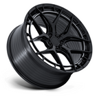 Niche 1PC Riviera 22x10.5 Gloss Black Wheel - 5x120 Bolt Pattern, +38 Offset