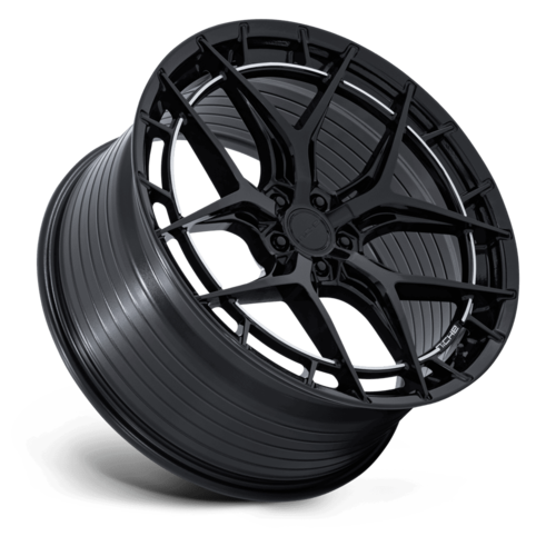Niche 1PC Riviera 20x9.5 Gloss Black Wheel with 5x115 Bolt Pattern and +15 Offset